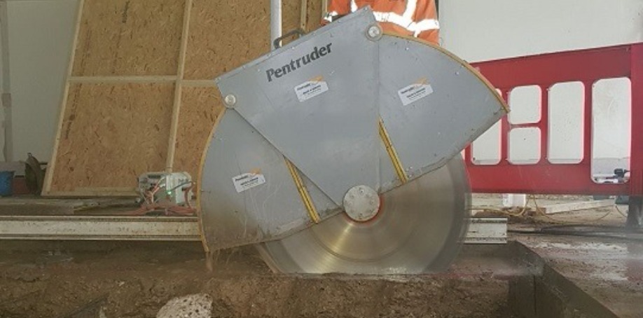 Diamond wall sawing Diamond track saw Diamond track